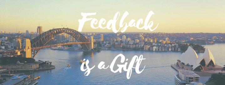 Feedback is a gift 