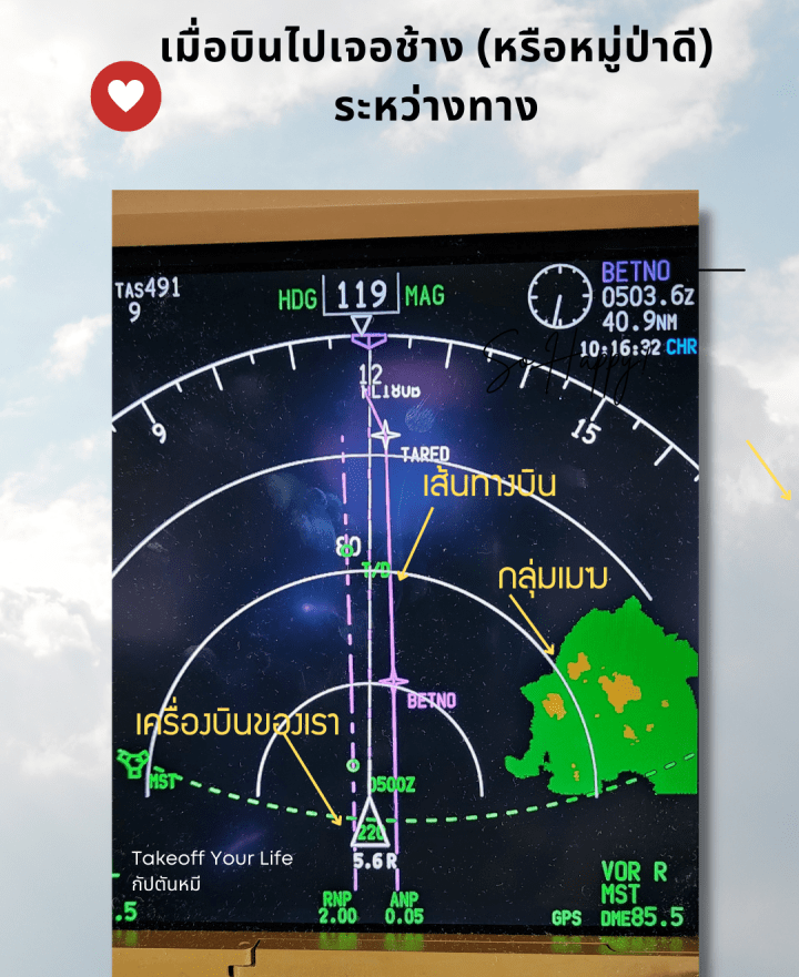 เมื่อบินไปเจอช้าง (หรือหมู่ป่าดี) ระหว่างทาง