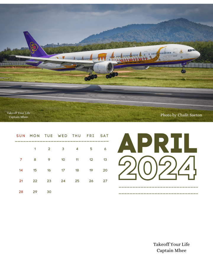 Takeoff Your Life Calendar&nbsp;2024
