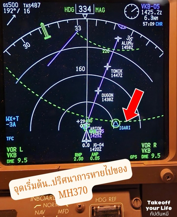 IGARI จุดเริ่มต้นของปริศนาลึกลับการหายไปของเที่ยวบิน MH370**