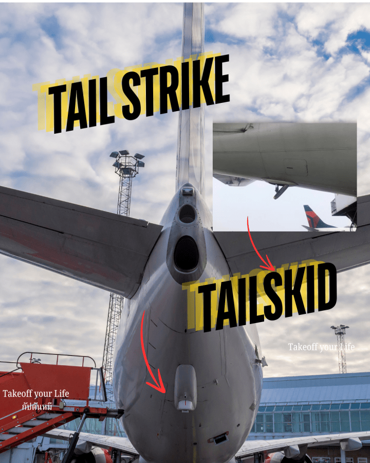 Tail Strike หางเขี่ยพื้นและอุปกรณ์ป้องกัน