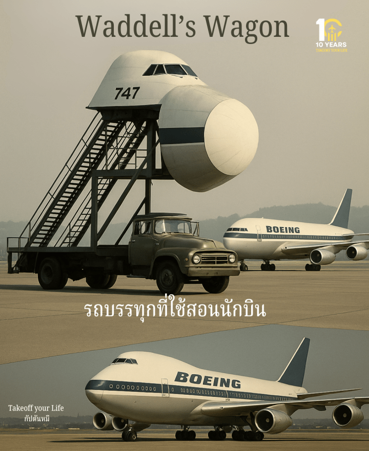 Waddell’s Wagon: รถบรรทุกที่สอนนักบิน Boeing&nbsp;747