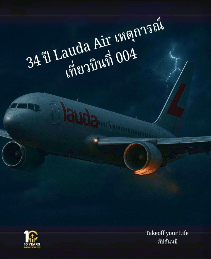 ✈️ สรุปเหตุการณ์: 34 ปี Lauda Air เที่ยวบินที่ 004Thrust Reverser กางโดยไม่ได้ตั้งใจกลางอากาศ