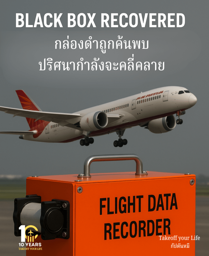✈️ “กล่องดำ” ถูกกู้จากจุดเครื่องบินตกเบาะแสสำคัญไขปริศนาโศกนาฏกรรม Air&nbsp;India