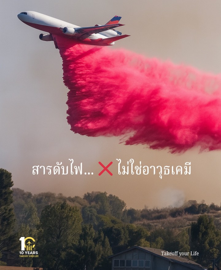 ✈️ มองยังไงก็… ไม่ใช่อาวุธเคมี