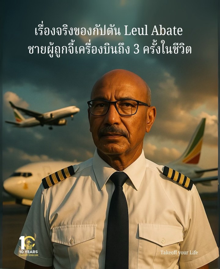 เรื่องจริงของกัปตัน Leul Abateชายผู้ถูกจี้เครื่องบินถึง 3&nbsp;ครั้งในชีวิต!!