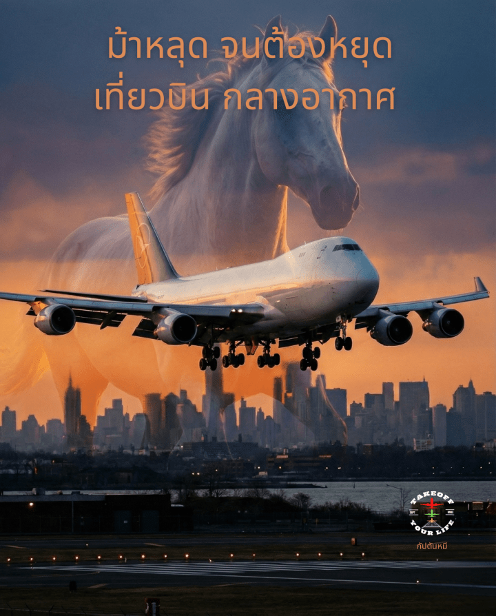 ม้าหลุดกลางเวหา!วินาทีระทึกบนความสูง 31,000 ฟุตที่นักบินต้องจำไม่ลืม